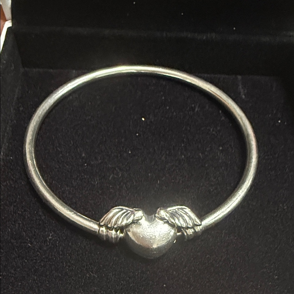 Pandora Silver Winged Heart Bracelet